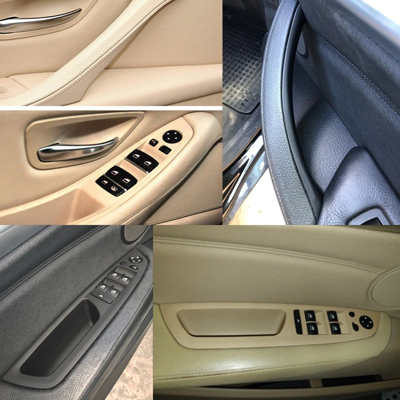 7 шт. внутренняя дверная ручка автомобиля накладка с мастером окна переключатель панель пластина для BMW F10 F11 F18 F30 520i 525i 5-Series