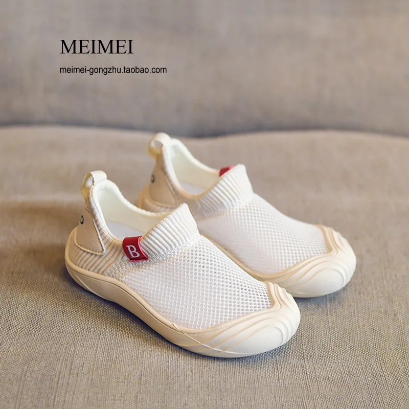 

2019 Summer New Style Children Foot Covering Mesh Shoes Breathable Mesh BOY'S Athletic Shoes Korean-style Soft-Sole Girls' Casua
