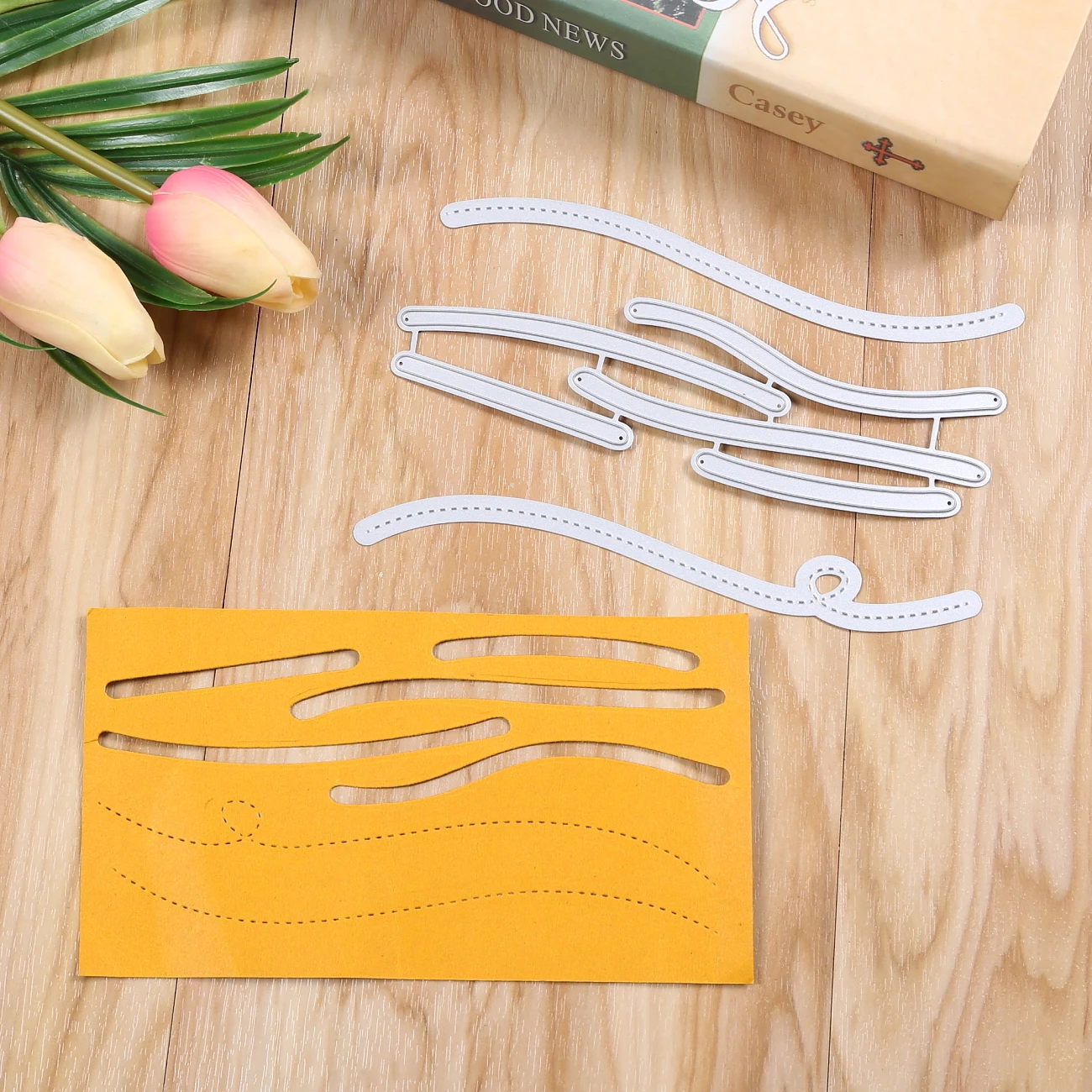 

Кружевные волнистые металлические штампы для изготовления бумажных открыток, шаблон для самостоятельного изготовления скрапбукинга, декоративные штампы для рукоделия, новинка 2021