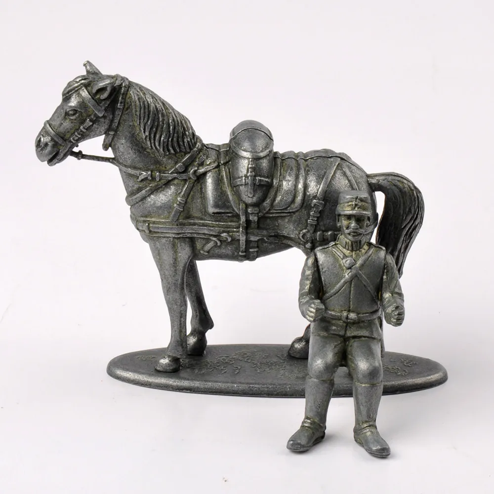 

Atlas WWI 1:32 Scale 2595003 Alloy Diecast France War Chariot Horses Soldier Toy Model