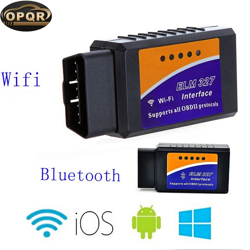 OPRQ автомобильный диагностический инструмент ELM327 OBD2 V1.5 Bluetooth/Wifi PIC18F25K80 чип автоматический диагностический инструмент OBDII для Android/IOS/Windows