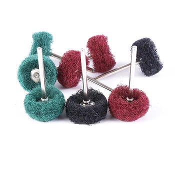 

Mini Metal Rust Removal Wood Carving Nuclear Carving Jade Amber Polishing Wire Drawing Tool Abrasive Wheel Set 5Pcs