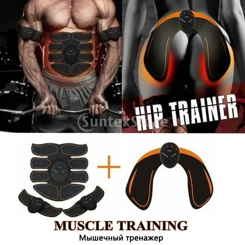 

EMS Hip Trainer Slimming Massager Abdominal Trainer ABS Fitness Buttock Butt Lifting Buttock Toner Muscle Stimulator Weight loss
