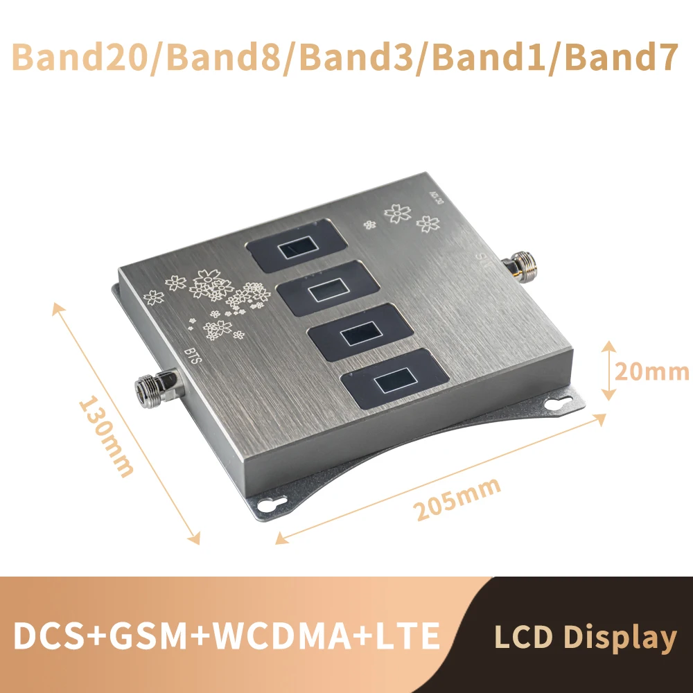 LTE B20 800 850 1800 2100 2600 Mhz Four-Band