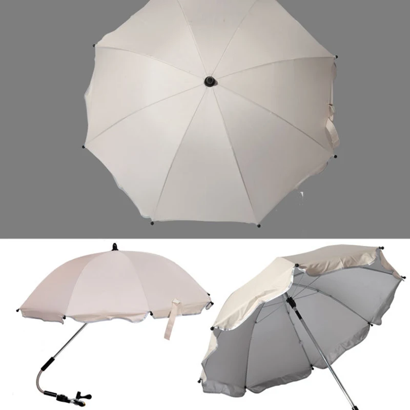 Uv Protection And Rainproof Baby Stroller Cover Umbrella Can Be Freely Bent And Will Not Rust The Universal Baby Stroller Acce