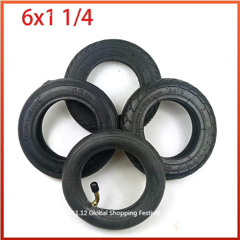 High-quality-6-inch-wheel-tire-6X1-1-4-pneumatic-inner-and-outer-tire ...