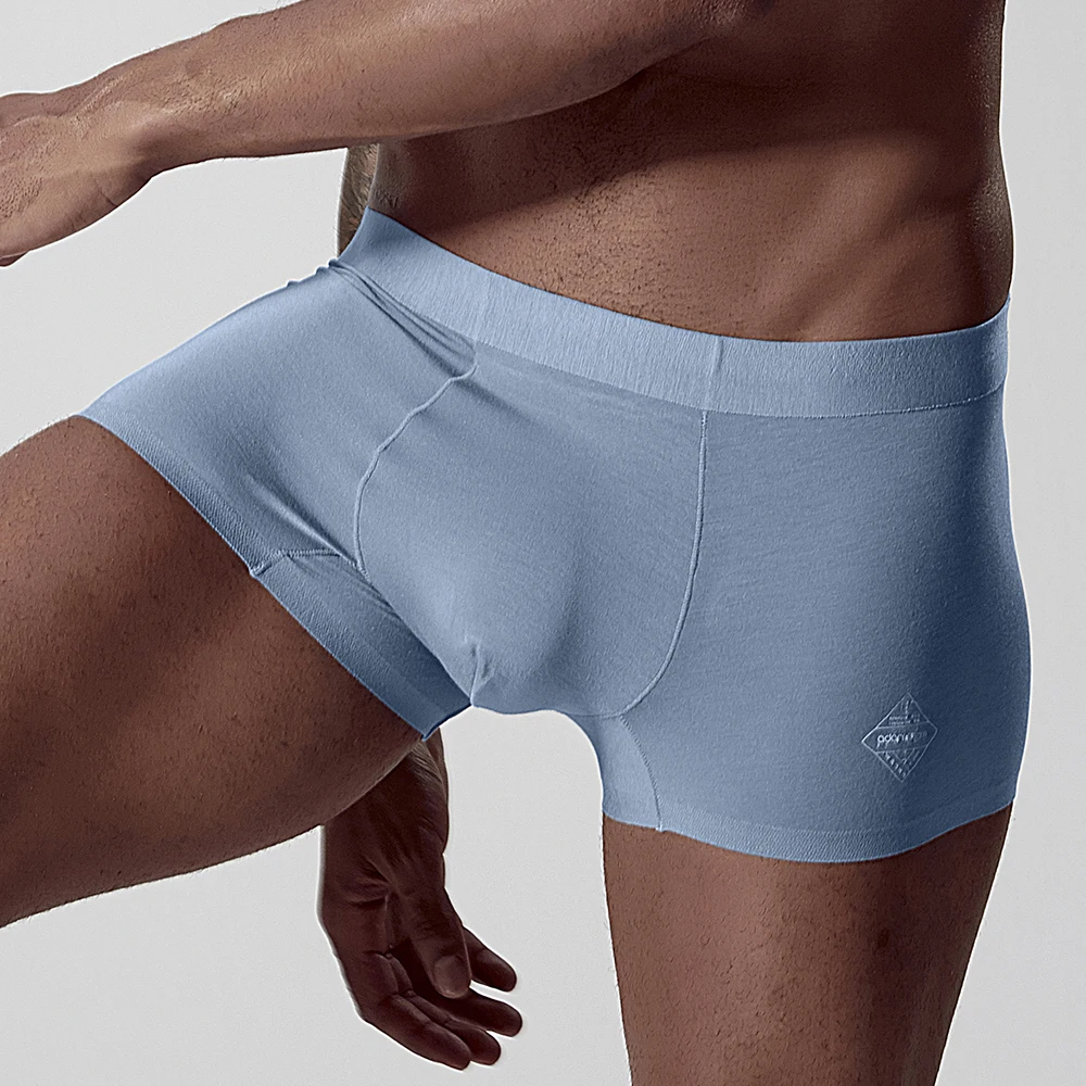 ADANNU Брендовое Мужское нижнее белье Мужчины Боксеры Модальные cueca tanga дышащие мужские трусы мужские Трусы Соблазнительные мужские трусы-боксеры calzoncillo - Цвет: AD308-blue
