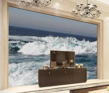 

[Self-Adhesive] 3D Waves 363132 Wall Paper mural Wall Print Decal Wall Murals