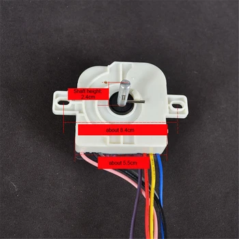 

1pcs Semi-automatic Double-tub Washing Machine 7 Wires Washing Machine Timer Switch DXT15SF-G 220V/3A 7.2CM