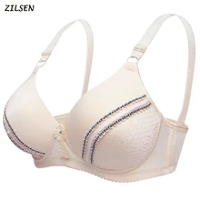 Бюстгальтер женский невесты Регулируемый Женский Свадебный бюстгальтер сексуальный глубокий v бесшовный пуш-ап женское нижнее белье 3/4 чашка 36-42
