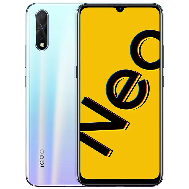 Vivo IQOO NEO 855, мобильный телефон SuperVOOC Snapdragon 855, Android 9,0, 6,38 дюймов, 2340X1080, 8 Гб ram, 256 ГБ rom, распознавание лица, отпечаток пальца - Цвет: 6gb 64gb blue