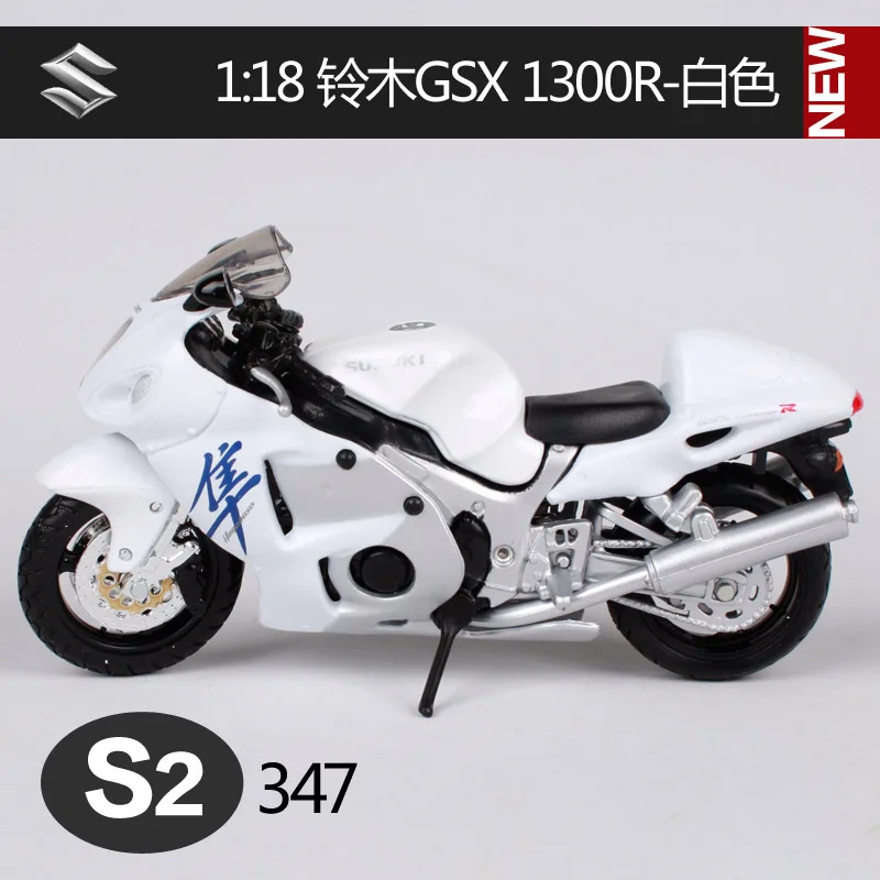 Maisto 1:18 SUZUKI мотоцикл металлическая модель игрушки для детей подарок на день рождения Коллекция игрушек