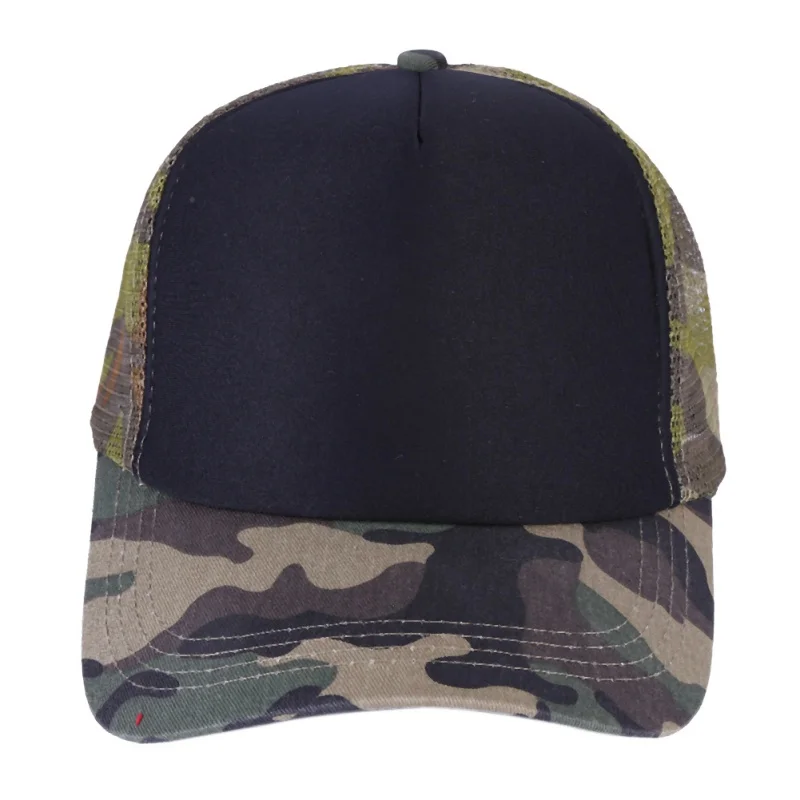 Outdoor Sport Patchwork Mesh Cap Men Tactical Cap Camouflage Breathable Hat For Men High Quality Bone Masculino Dad Hat NEW