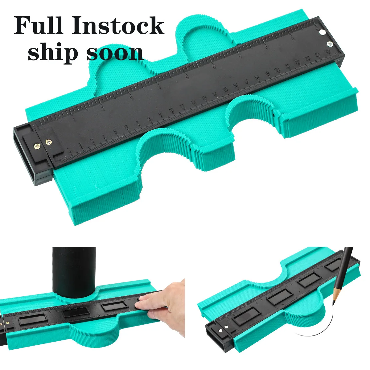 

Multi-functio Contour Gauge Contour Profile Gauges Plastic Profile Gauge Saker Contours Wood Marking Tool 12/14/25 CM