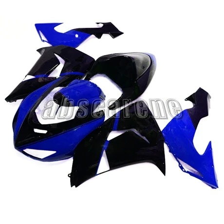 ZX10R 2007 полный обтекатель комплект для Kawasaki ZX10R 2006 2007 ZX-10R 06 07 ABS пластик кузова мотоцикла глянцевый синий черный Чехлы