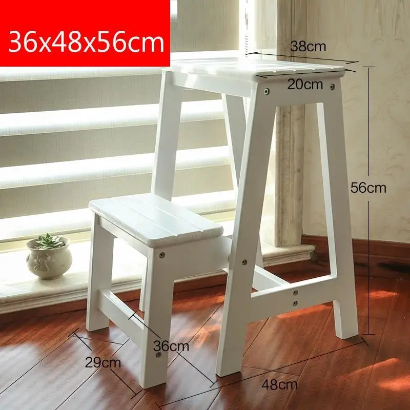 MODEL Y Детский табурет для ванной комнаты Sgabelli Cucina Scaletta Legno Merdiven Stepladder Chair Escabeau - Цвет: MODEL Y