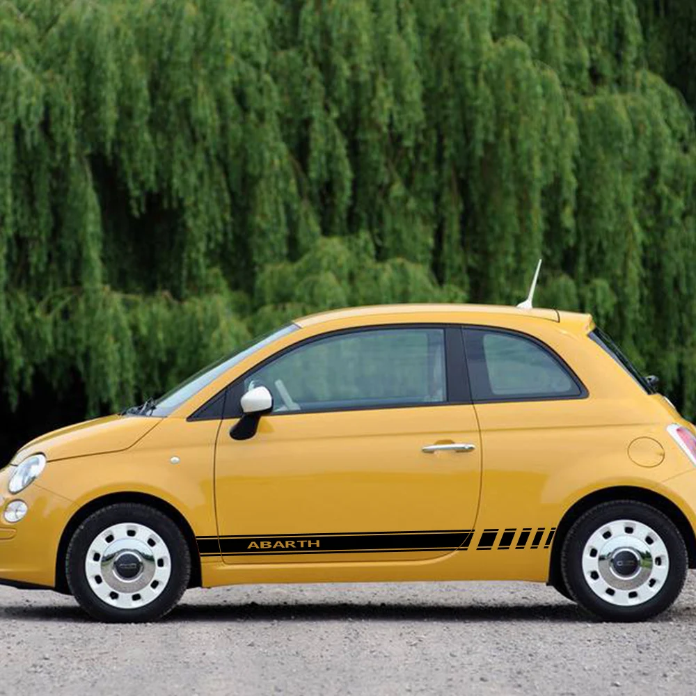 2 шт. боковая полоса автомобиля стикер Авто Виниловая пленка гоночных спортивных