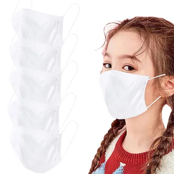 

5PCS Black White Mouth Mask Unisex Cotton Face Mask Knitting Mask For Cycling Camp Faces Protection przylbice ochronne na twarz