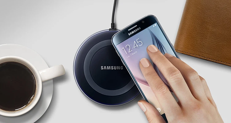 Samsung 5V/2A Wireless Charger Adapter Qi Charge Pad For Galaxy Note 8 9 10 Plus S8 S9 S10 Plus S6 S7 Edge For Iphone 8 X XS XR