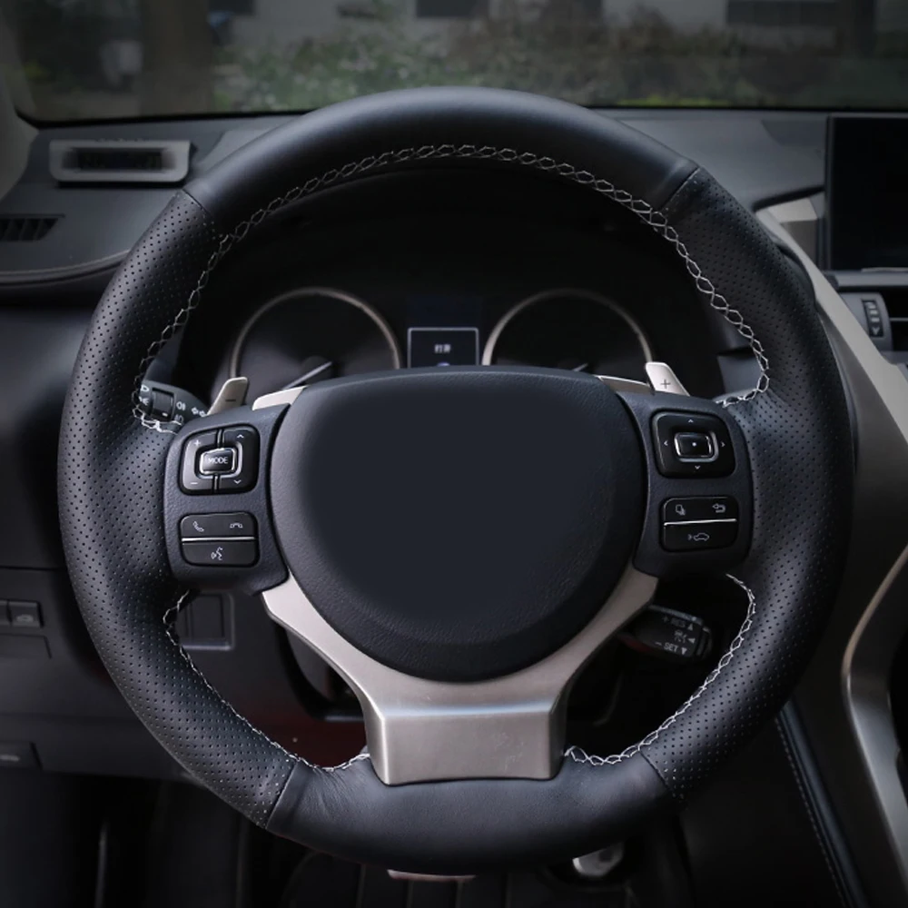 Gelinsi для LEXUS NX200 NX200t NX300h автомобильные Швейные чехлы на руль из коровьей кожи с иглой и нитью аксессуары для интерьера