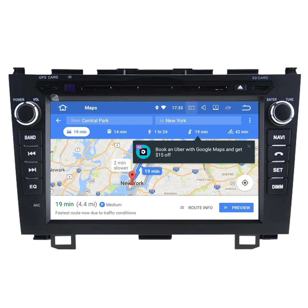 Best RoverOne Car Multimedia Player For Honda for CRV for CR-V 2006-2011 Android 9.0 Autoradio DVD Radio Navigation Bluetooth 0