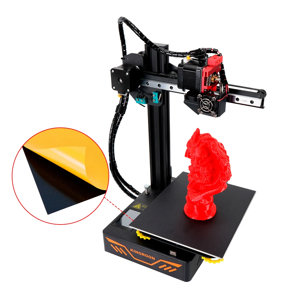 Kingroon Soft Auto-adhesive Platform Sheet Stick Paper Heatbed Surface For Ender 3d Pinter 235 mm 220 mm 300 mm 200 mm 250 mm 145 mm 214 mm - Imagem 3