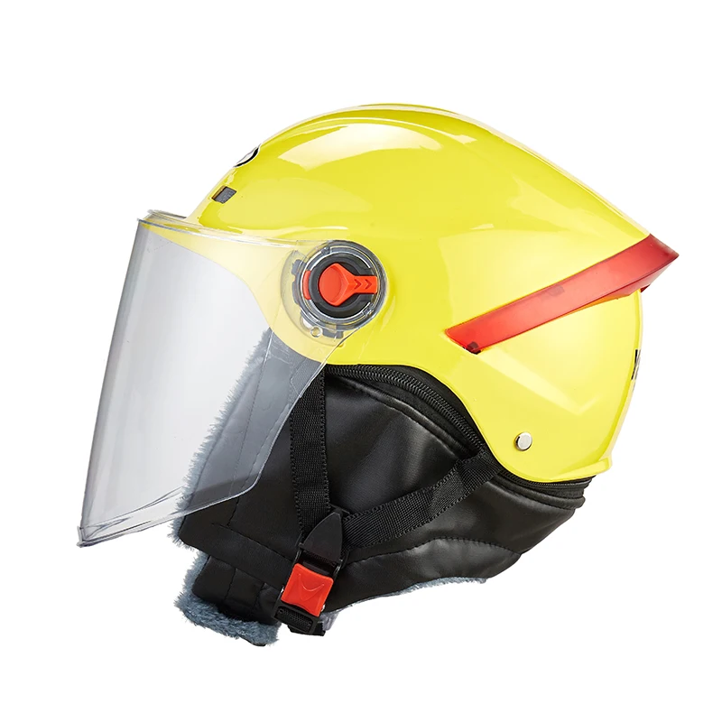 Шлем moto rcycle с открытым лицом moto rcycle шлемы moto casco шлемы moto cicleta Cascos Para moto rbiker скутер для верховой езды moto cross - Цвет: yellow1