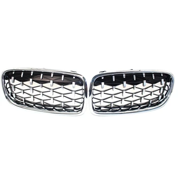 

1 Pair Glossy Mesh Grille Grill Compatible with for Bmw F30 F31 320I 328I 335I 4-Door 2012-2018