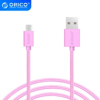 ORICO-Cable de carga Micro USB 2A para Samsung, Huawei, Xiaomi, Oneplus, tableta, Android, micro-b, 1M
