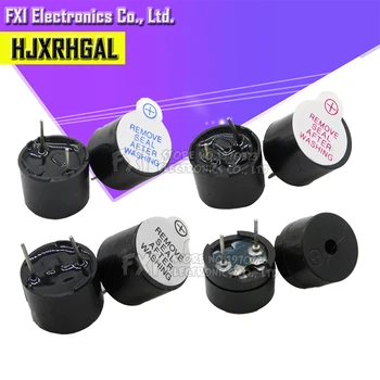 

10pcs New Arrival 10pcs 3v 5v 12v Active Buzzer Magnetic Long Continous Beep Tone 12*9.5mm