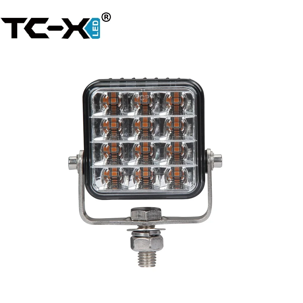 

TC-X ECE R65 EU Certification Warning Light for Fire Engines Fire Truck Ambulance Tractor Repair Cars (Amber)