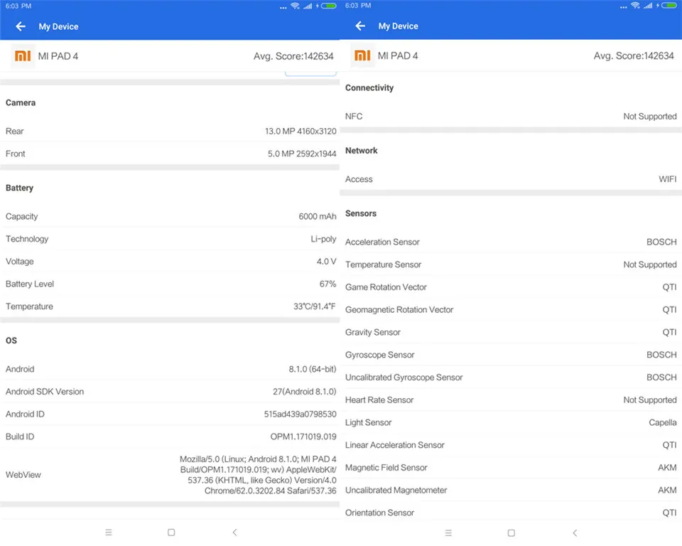 Xiaomi Mi Pad 4, планшеты, ПК, 8,0 дюймов, MIUI 10, Восьмиядерный процессор Snapdragon 660, 32 ГБ/64 ГБ, Мп+ Мп, фронтальная камера заднего вида, двойной Wi-Fi