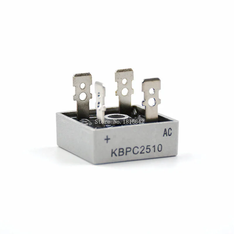 2PCS KBPC2510 2510 25A 1000V Phases Diode Bridge Rectifier New