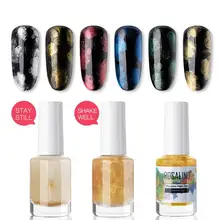 Смазывающая жидкость золотой песок узор наклейки для ногтей гель градиентный Маникюр нейл-арта