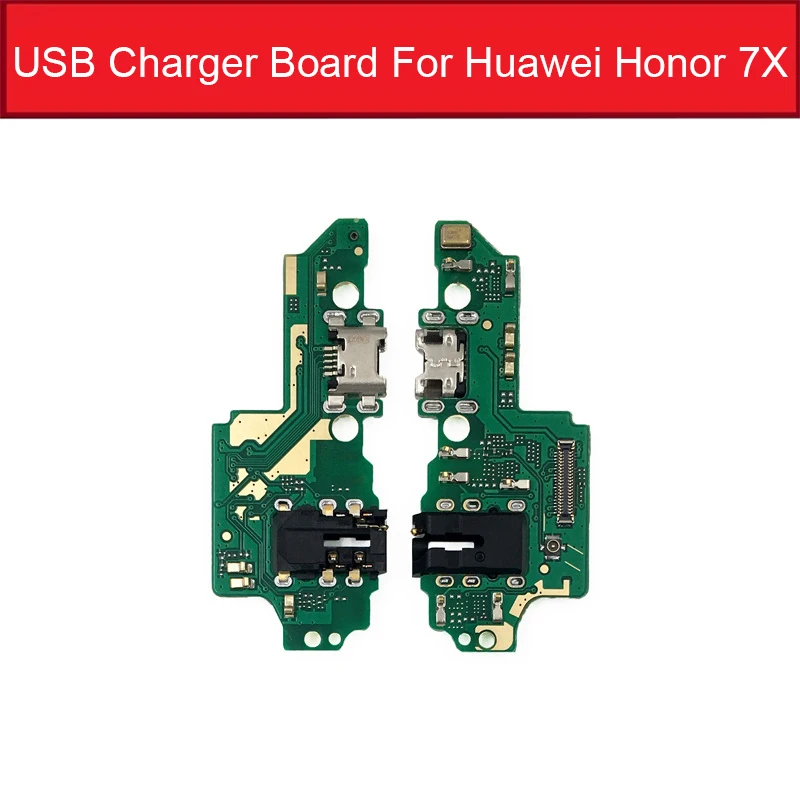 Зарядное устройство USB для huawei Honor 5A 5C 5X6 6A 6X7 7A Pro 7C 7X 8A 8C Max Usb зарядка док-станция разъем Замена платы - Цвет: For Honor 7X