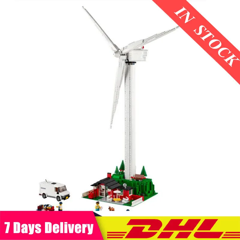 

IN Stock 37001 Creative Series 873Pcs Wind Turbine Model Sets Building Block Bricks Toys Boy Compatible with Legoinglys 4999