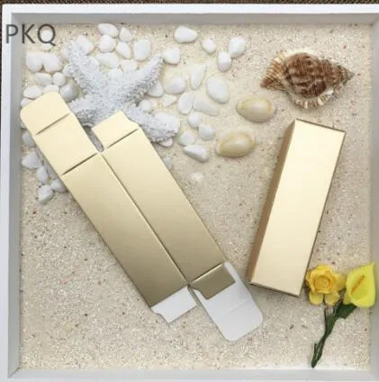 100 шт 2,5*2,5*8,5 см бумажная трубка губная помада упаковочная коробка красный/черный/золото/серебро крафт-бумага коробка DIY Косметическая Подарочная коробка