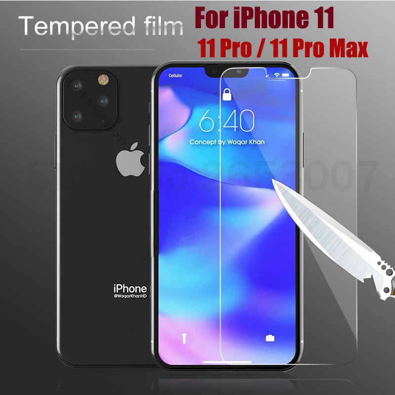 Защитное стекло HD закаленное для iPhone 11 Pro Max XS XR 7 8 Plus 6s X 6 6S 5|Бамперы| |
