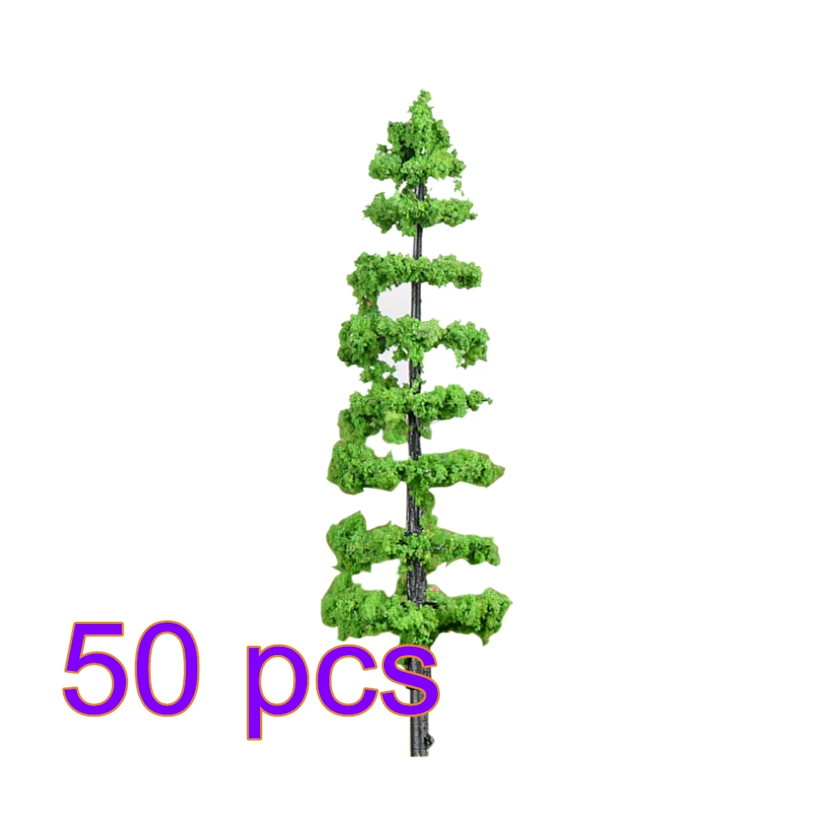 20/50 шт 6,9 см/9,2 см HO 1: 85 масштаб маленький размер Redwood Модель Дерево железная дорога архитектура диорама дерево для DIY пейзаж - Цвет: 50Pcs 9.2cm