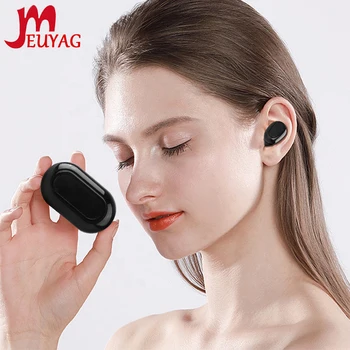 

MEUYAG TWS wireless Bluetooth headset waterproof noise reduction in-ear ear hook LED digital display sports stereo headphones