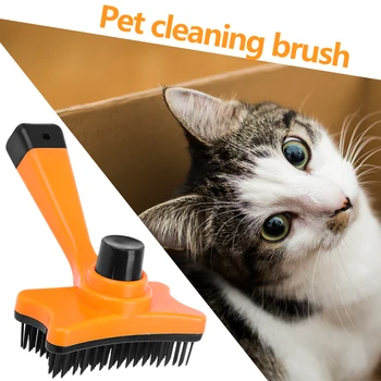

Handheld Manual Dog Cat Comb Multi-functional Practical Durable Shedding Cleaning Pet Hair Grooming Remover Brush