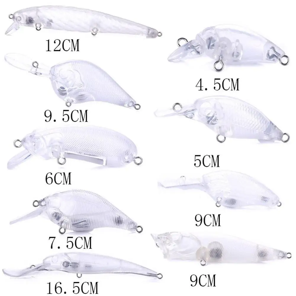 9 шт./компл. искусственная наружная приманка для рыбалки Crankbait DIY рыболовные снасти инструменты