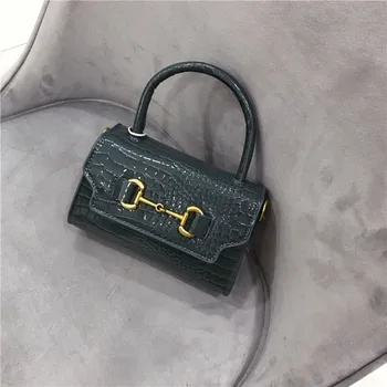 

Crocodile Pattern Hand Bag Women Stone Pattern Totes New Trendy Messenger Bag Sequined Envelope Bag