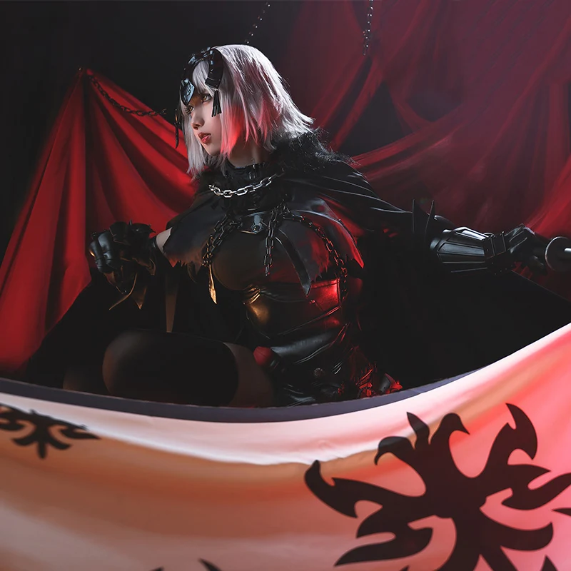 Аниме! Fate Grand Order FGO Alter Jeanne d'Arc Sthvacity готическое сексуальное платье униформа