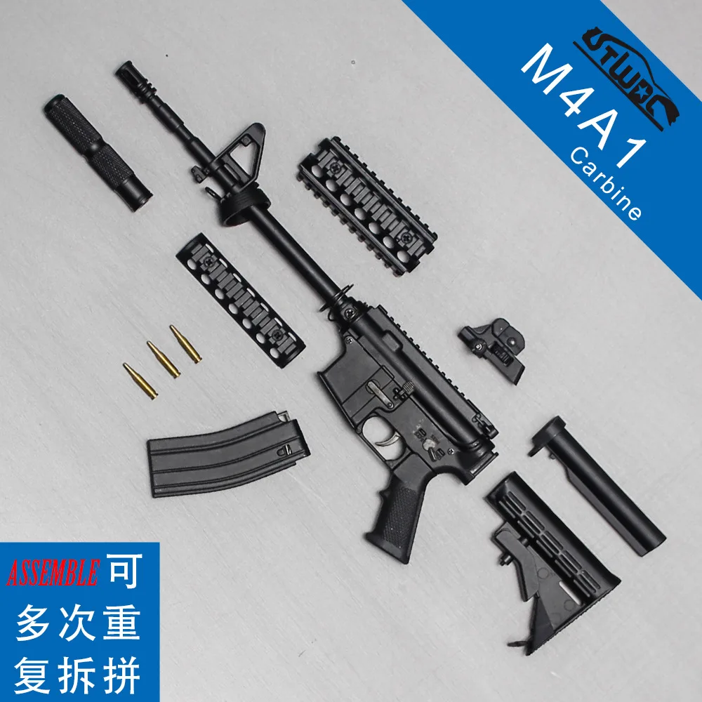 1/3 ทหารรุ่นM4A1 Carbineรุ่นAlloyของเล่นAssaultปืนไรเฟิลของเล่นของขวัญ ...