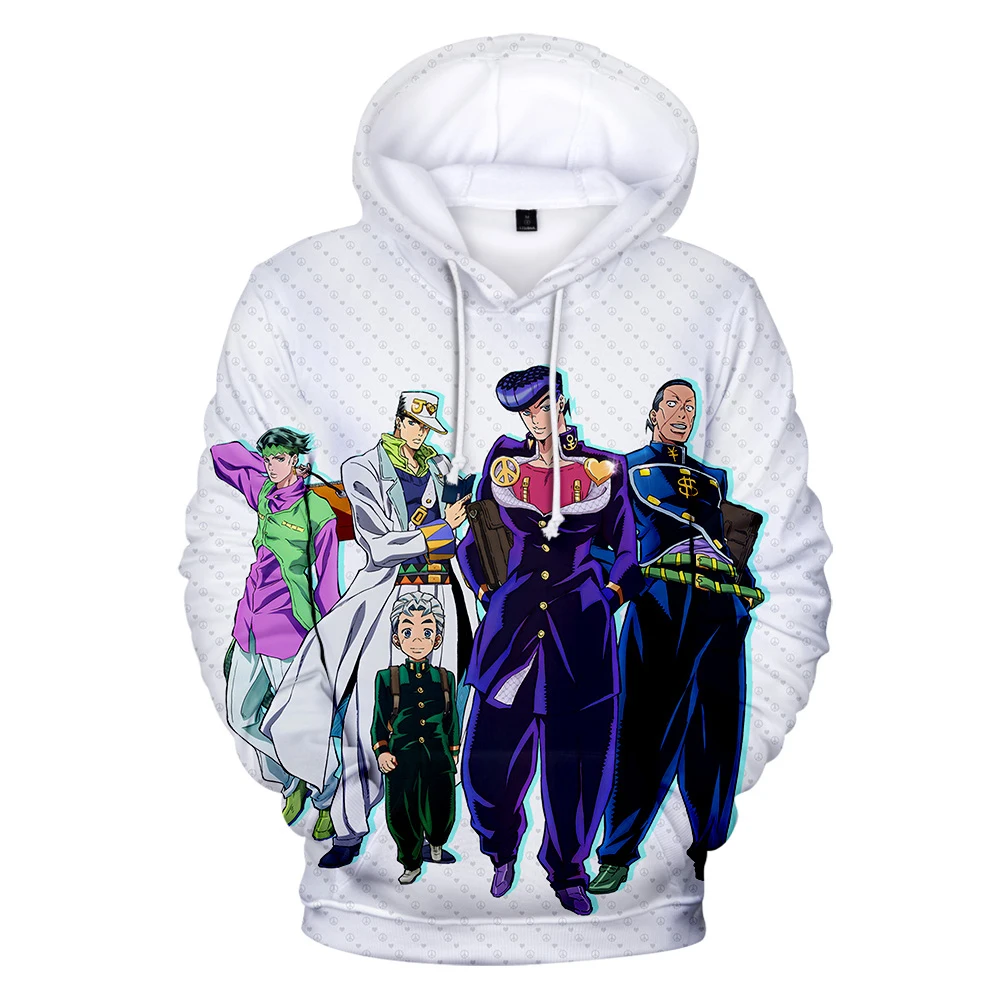 Толстовки с капюшоном JoJo's Необычные приключения толстовка для мальчиков и