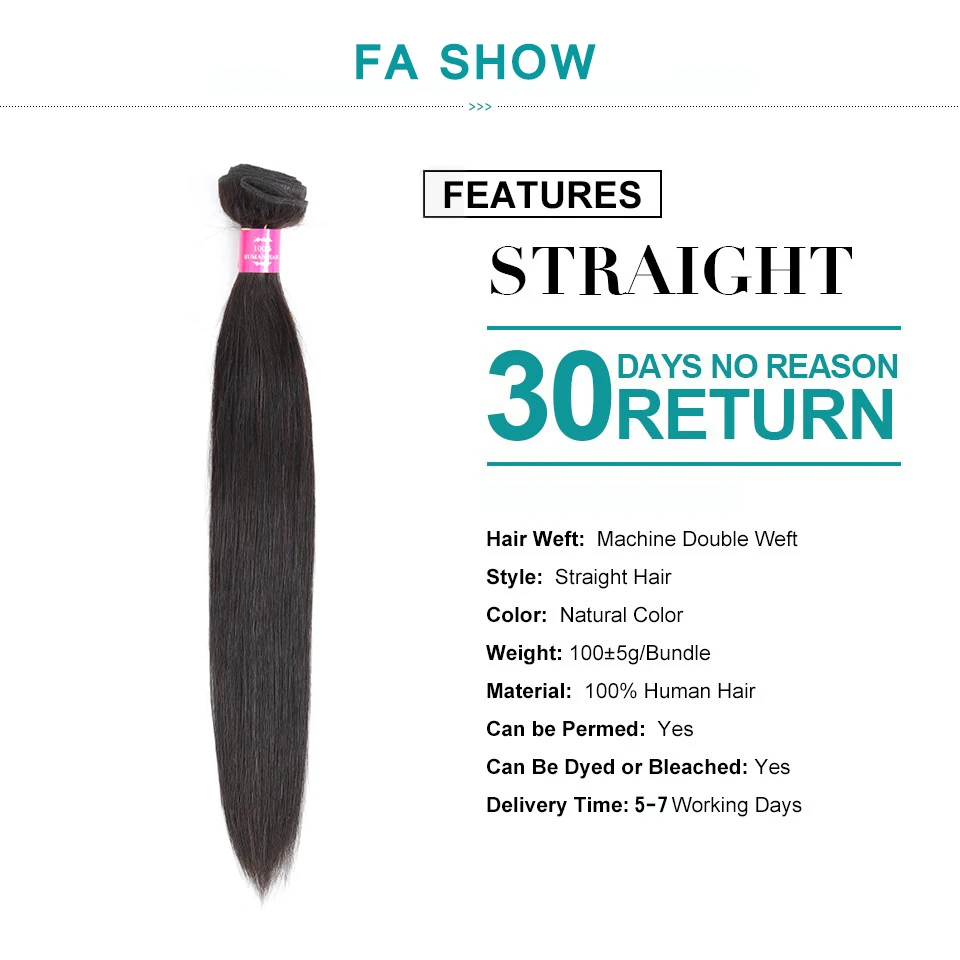 Indian Straight Hair 4 bundles