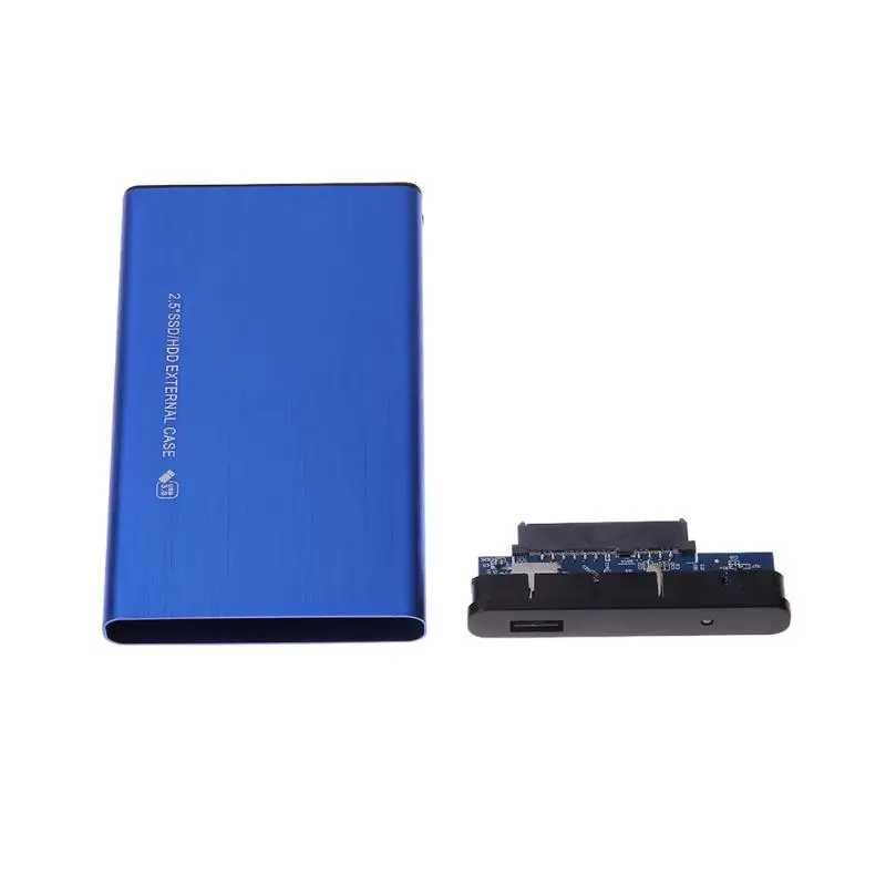 Новый HDD чехол 2 5 &quotSATA к USB 3 0 адаптер корпус жесткого диска для SSD диск коробка HD