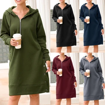 

2019 Women Long Hoodies Ladies Autumn Long Sleeve Hooded Sweatshirt Coat Women 2019 Streetwear Zipper Hooded Sudadera
