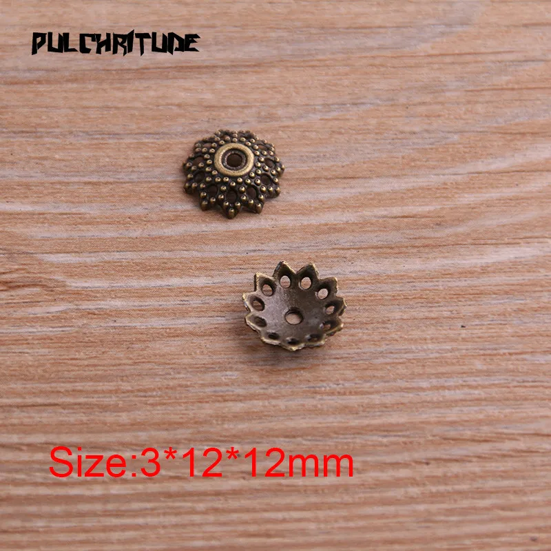 Pulchrode 30 шт 3*12*12 мм два цвета сосуд полый маленький цветок DIY разделенные ювелирные аксессуары Подвески для изготовления ювелирных изделий